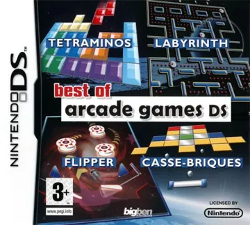 Best of Arcade Games DS (Europe) (En,Fr,De,Es,It,Nl,Pt) box cover front